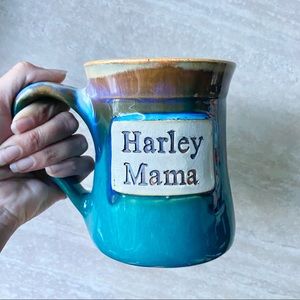 CLOSET CLOSING Harley Mama Stoneware Colorful Coffee Mug